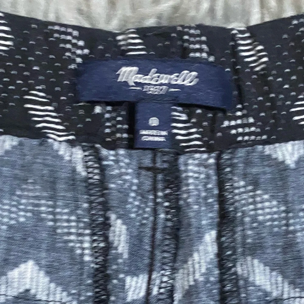 Madewell Printed Delancey Trousers Pants Size 0 - Picture 4 of 4